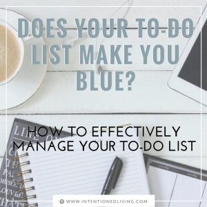 TO DO LISTS | IntentionedLiving.com